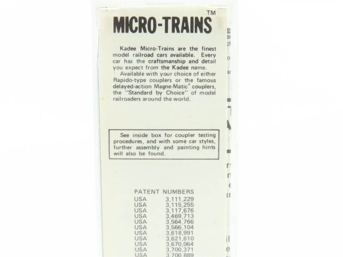 N Micro-Trains MTL/Kadee 47170 STLR&amp;CO Budweiser 40&#39; Reefer Car #3579