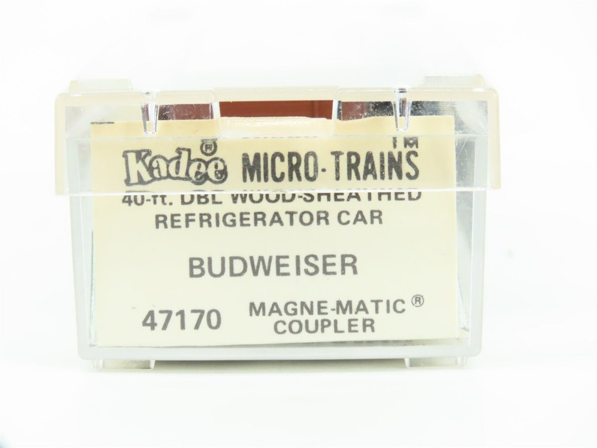 N Micro-Trains MTL/Kadee 47170 STLR&amp;CO Budweiser 40&#39; Reefer Car #3579