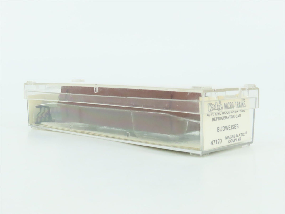 N Micro-Trains MTL/Kadee 47170 STLR&amp;CO Budweiser 40&#39; Reefer Car #3579