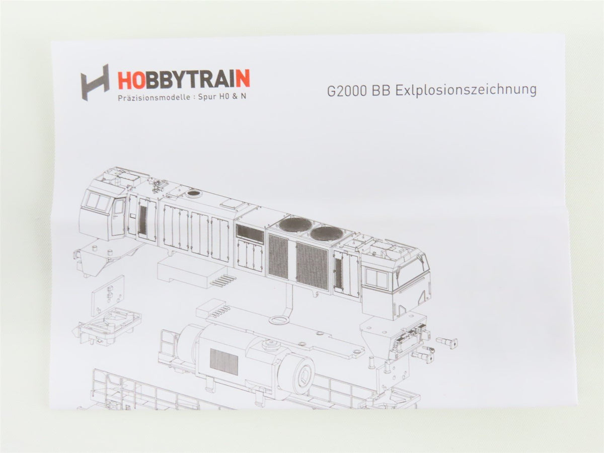 N Scale Hobbytrain H2952 DB Railion MaK/Vossloh G2000BB Diesel #34SF - DCC Ready