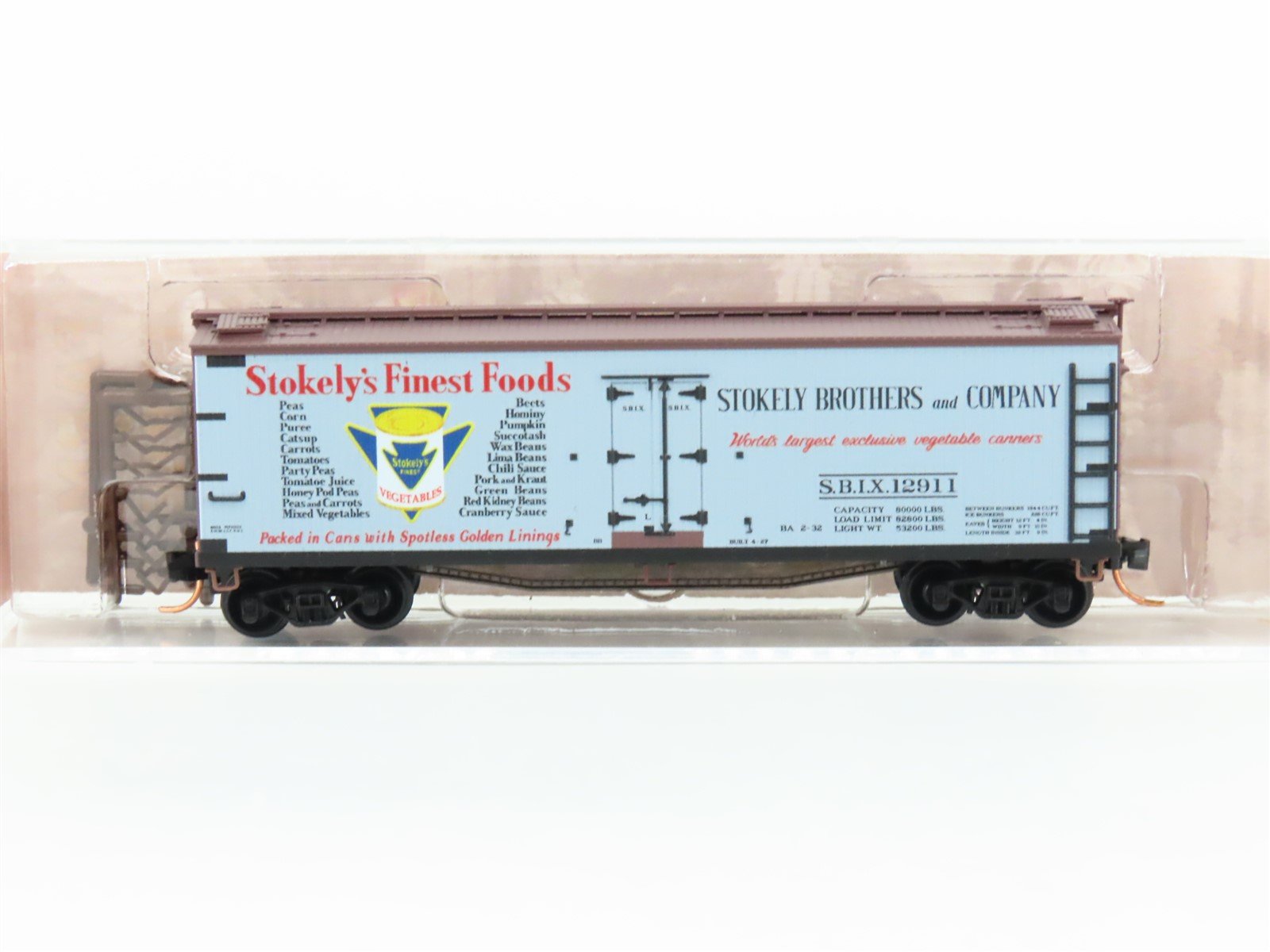 N Scale Micro-Trains MTL 04900830 SBIX Stokely's Finest Foods 40' Reefer #12911