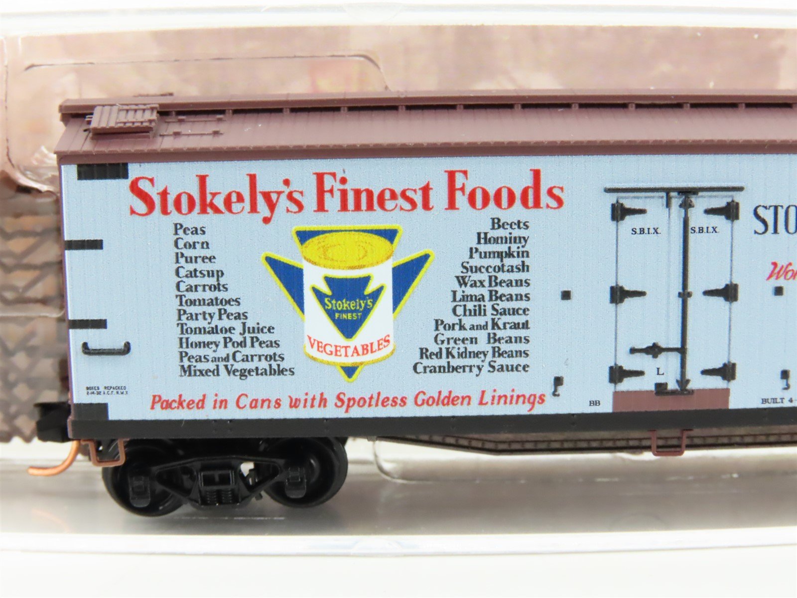 N Scale Micro-Trains MTL 04900830 SBIX Stokely's Finest Foods 40' Reefer #12911