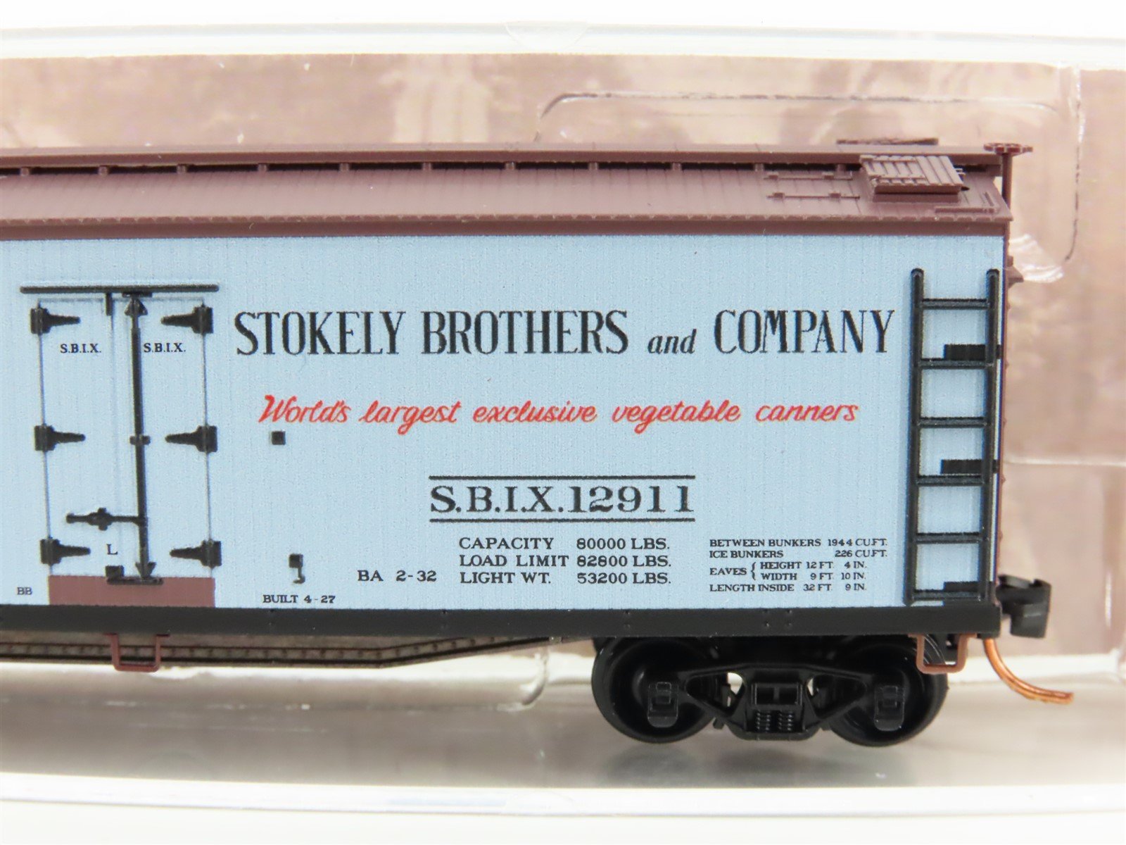 N Scale Micro-Trains MTL 04900830 SBIX Stokely's Finest Foods 40' Reefer #12911
