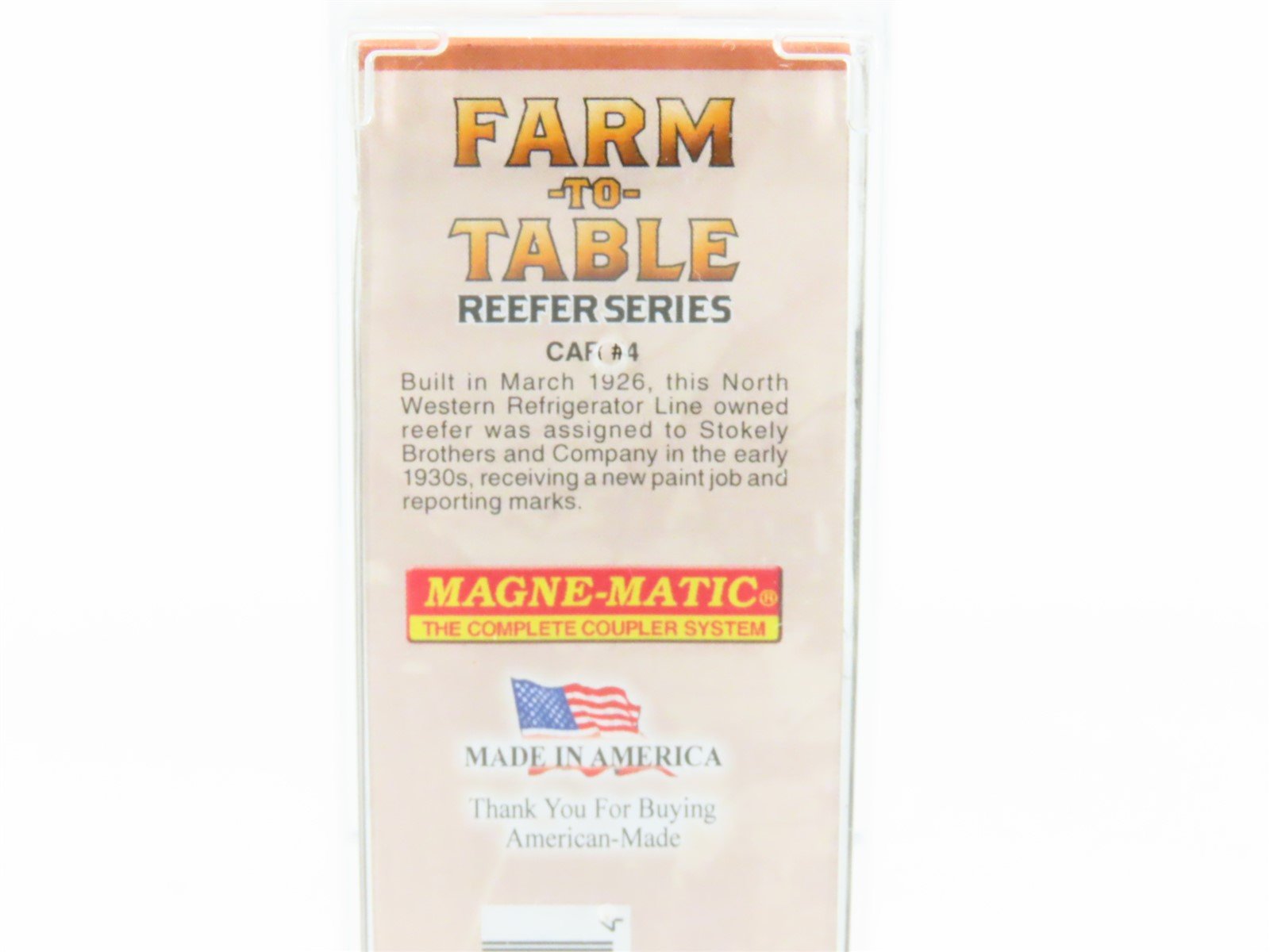 N Scale Micro-Trains MTL 04900830 SBIX Stokely's Finest Foods 40' Reefer #12911