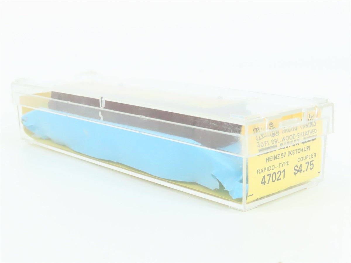 N Micro-Trains MTL/Kadee 47021 HJHC Heinz Ketchup 57 40&#39; Reefer Car #3016