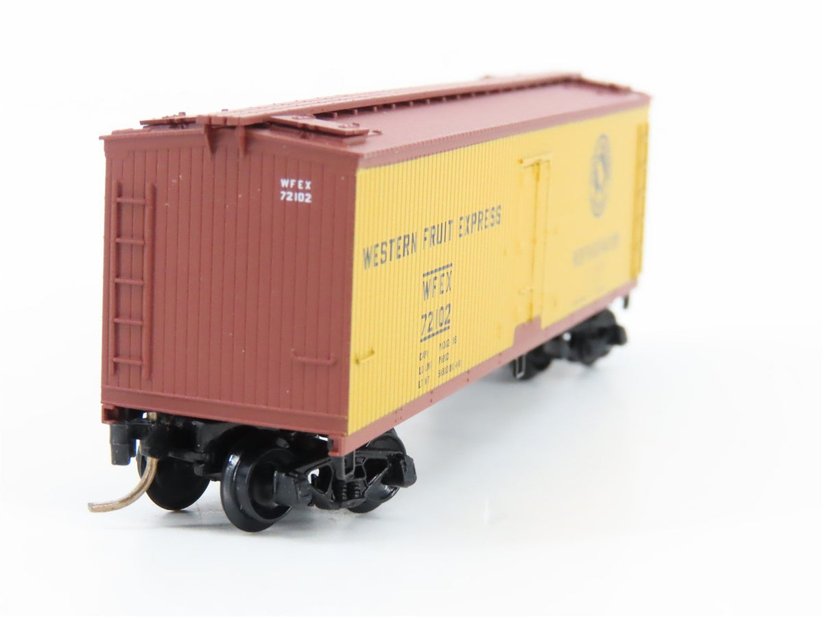 N Kadee Micro-Trains MTL 47330 GN WFEX Western Fruit Express 40&#39; Reefer #72102