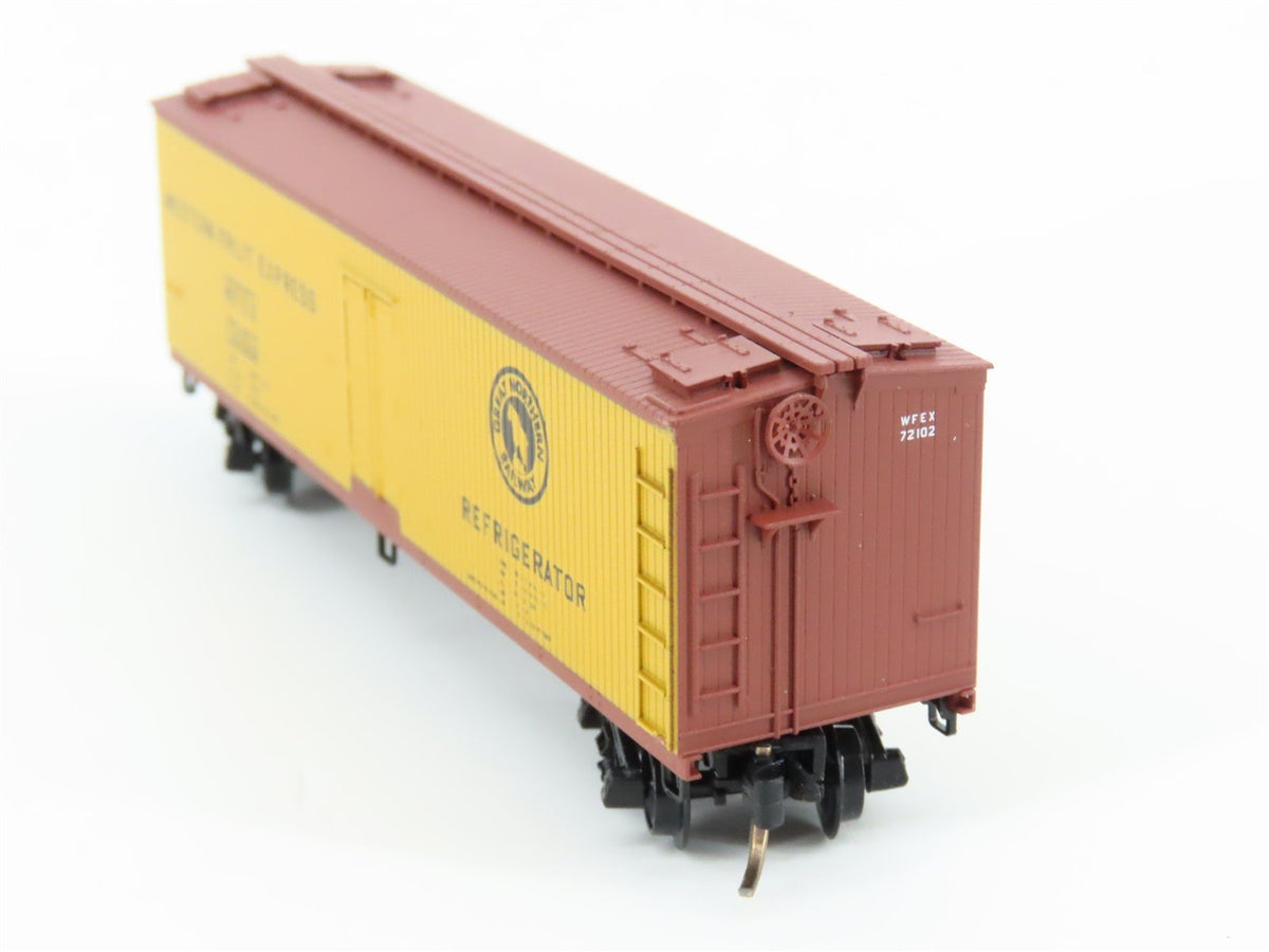 N Kadee Micro-Trains MTL 47330 GN WFEX Western Fruit Express 40&#39; Reefer #72102