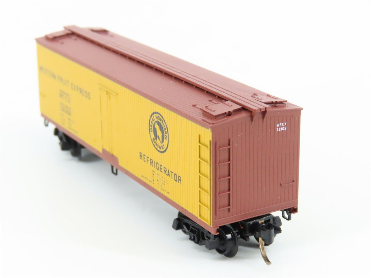 N Kadee Micro-Trains MTL 47330 GN WFEX Western Fruit Express 40&#39; Reefer #72102