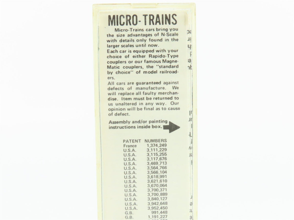 N Micro-Trains MTL/Kadee 47090 SNBX Century Beer 40&#39; Reefer Car #4600