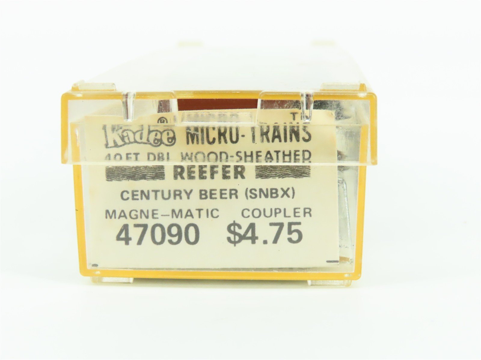 N Micro-Trains MTL/Kadee 47090 SNBX Century Beer 40' Reefer Car #4600
