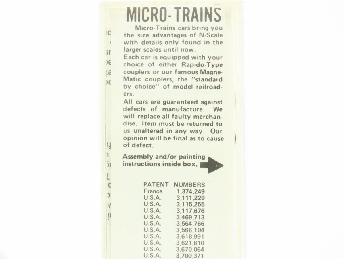 N Micro-Trains MTL/Kadee 47040 PPBX Peerbole Onion 40&#39; Reefer Car #3602