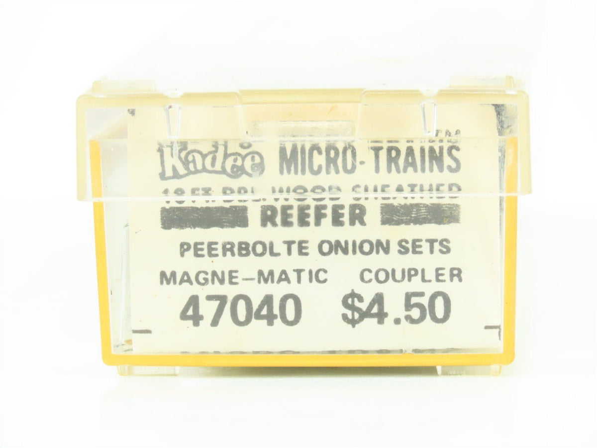 N Micro-Trains MTL/Kadee 47040 PPBX Peerbole Onion 40&#39; Reefer Car #3602