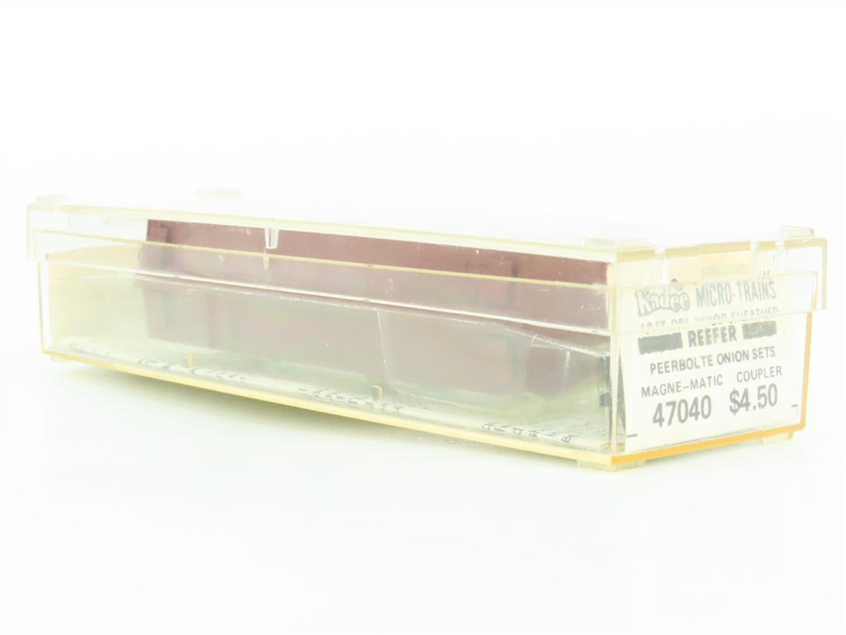 N Micro-Trains MTL/Kadee 47040 PPBX Peerbole Onion 40&#39; Reefer Car #3602