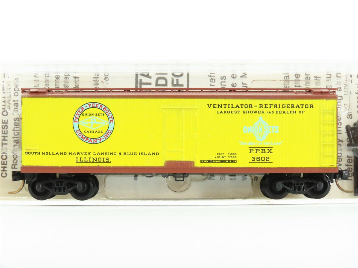 N Micro-Trains MTL/Kadee 47040 PPBX Peerbole Onion 40&#39; Reefer Car #3602