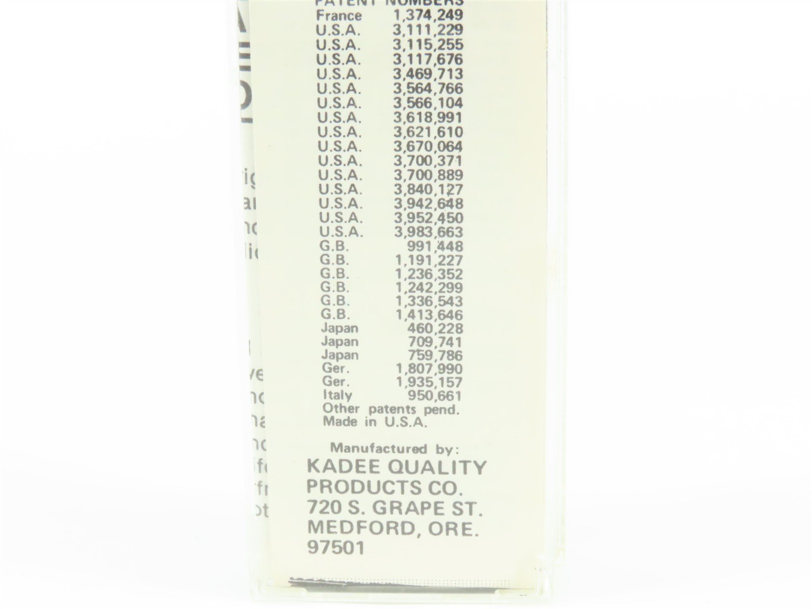 N Micro-Trains MTL/Kadee 47040 PPBX Peerbole Onion 40' Reefer Car #3602