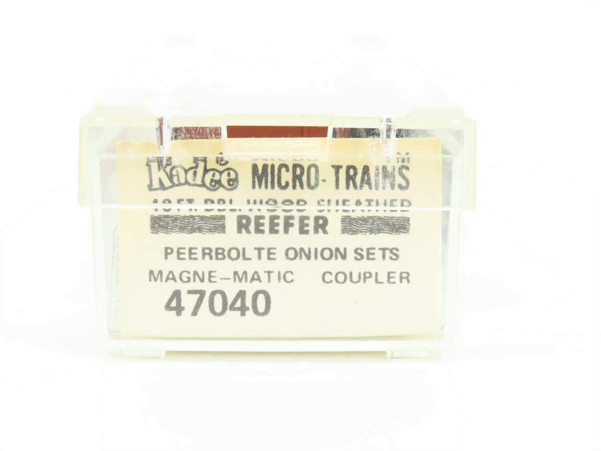 N Micro-Trains MTL/Kadee 47040 PPBX Peerbole Onion 40&#39; Reefer Car #3602