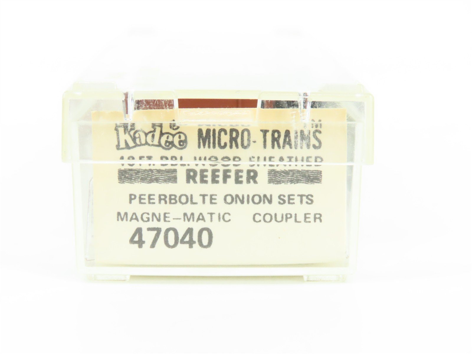 N Micro-Trains MTL/Kadee 47040 PPBX Peerbole Onion 40' Reefer Car #3602