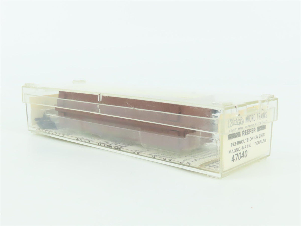 N Micro-Trains MTL/Kadee 47040 PPBX Peerbole Onion 40&#39; Reefer Car #3602