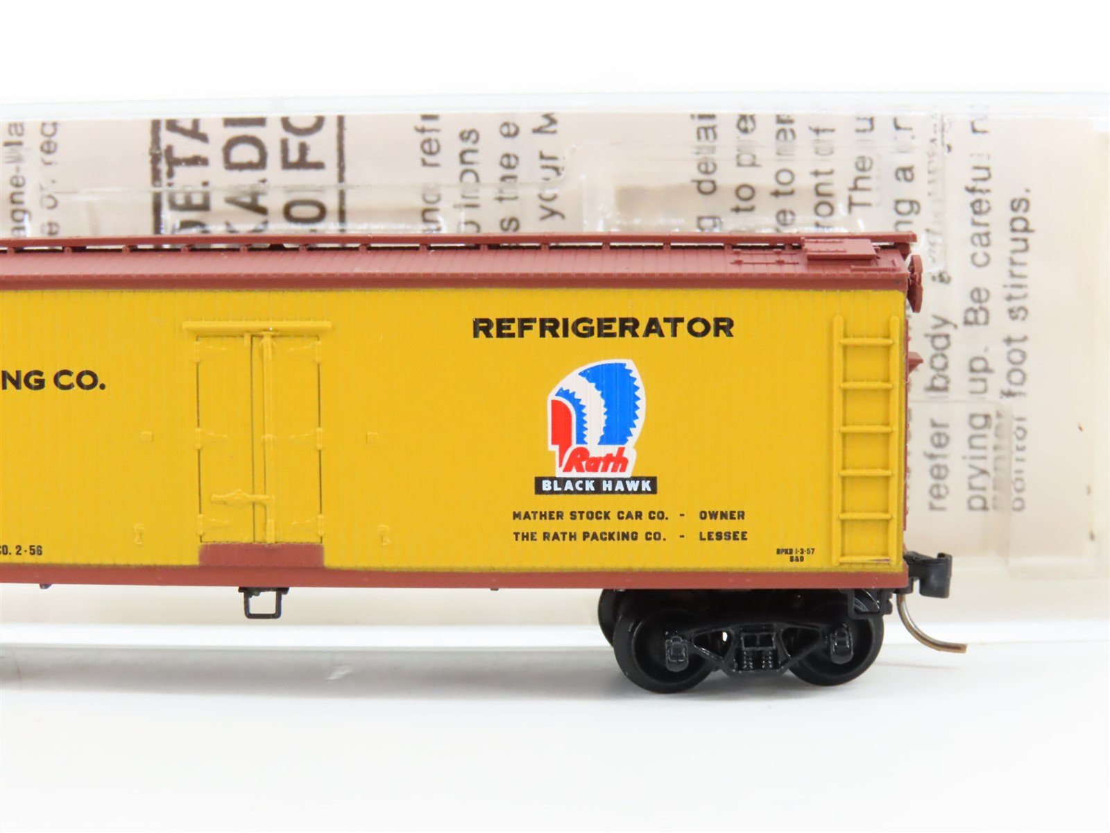 N Scale Kadee Micro-Trains MTL 47310 RPRX Rath Black Hawk 40' Wood Reefer #507