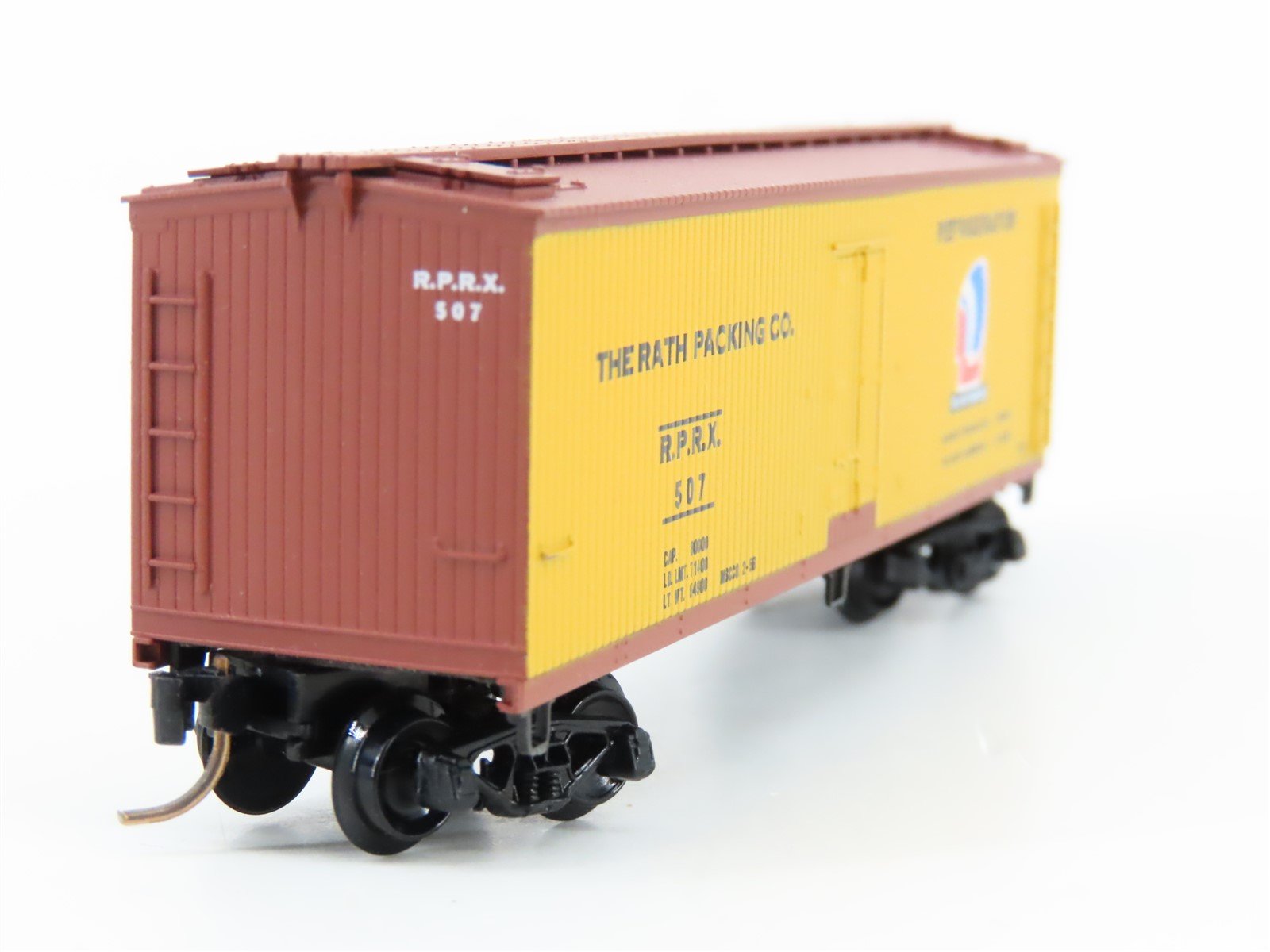 N Scale Kadee Micro-Trains MTL 47310 RPRX Rath Black Hawk 40' Wood Reefer #507