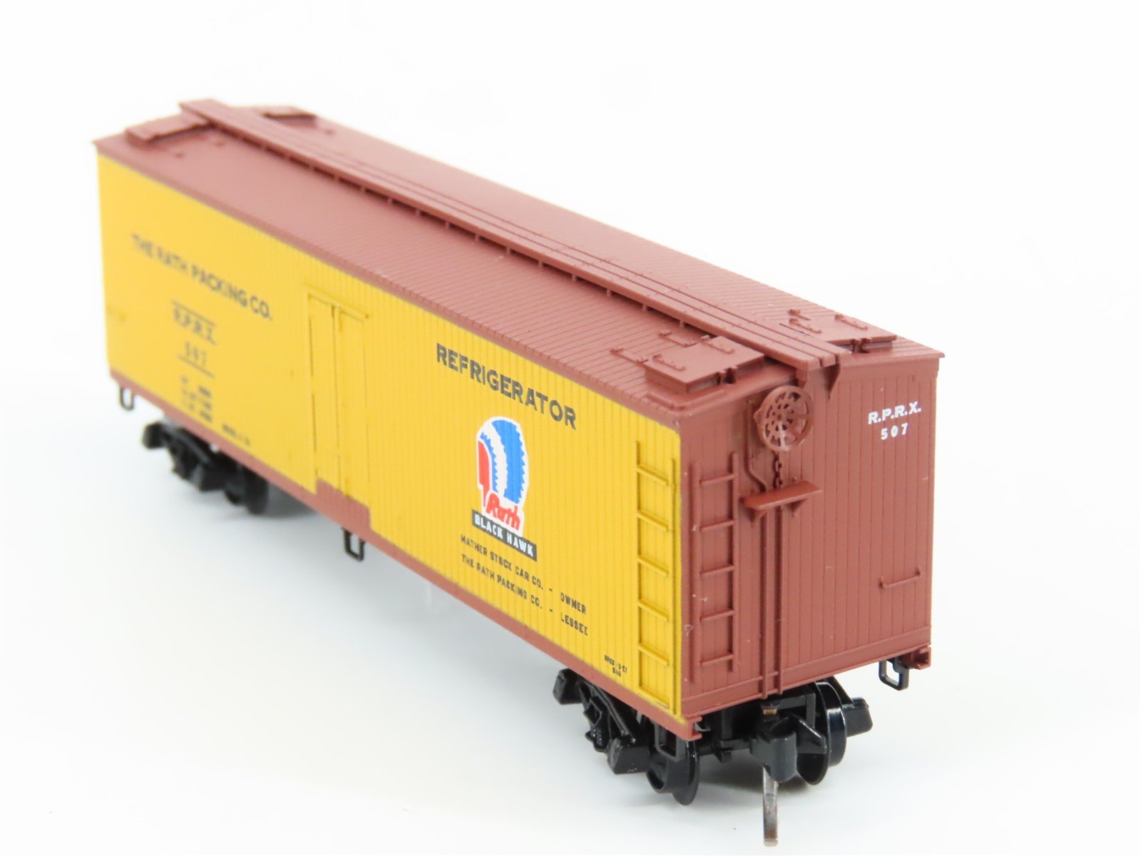 N Scale Kadee Micro-Trains MTL 47310 RPRX Rath Black Hawk 40' Wood Reefer #507