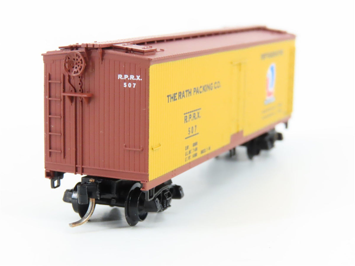 N Scale Kadee Micro-Trains MTL 47310 RPRX Rath Black Hawk 40&#39; Wood Reefer #507