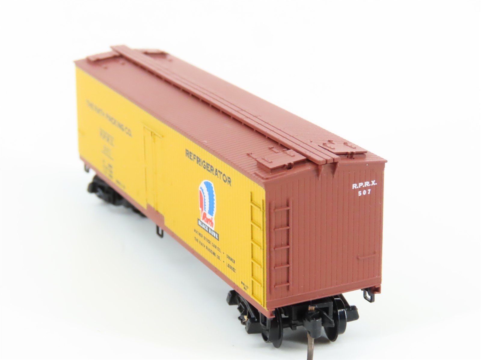 N Scale Kadee Micro-Trains MTL 47310 RPRX Rath Black Hawk 40' Wood Reefer #507