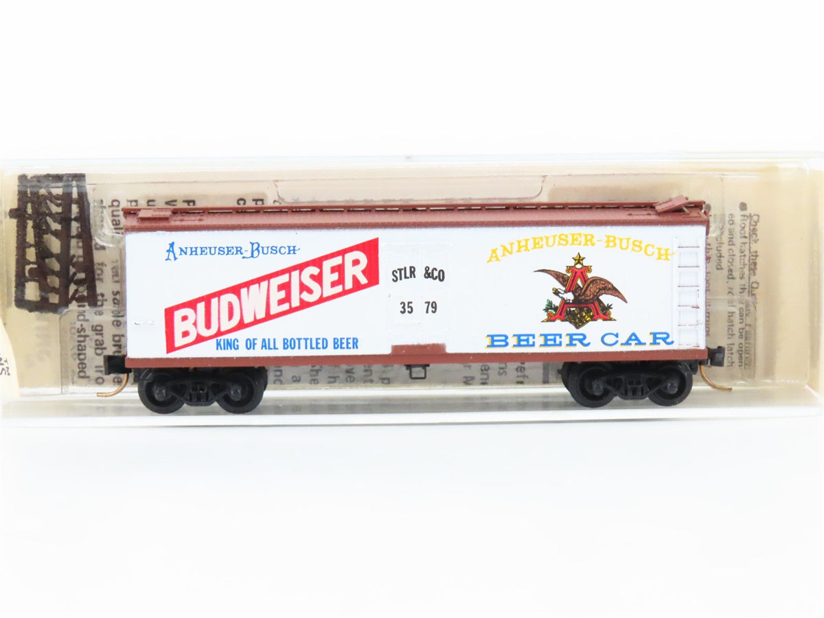 N Scale Kadee Micro-Trains MTL 47170 STLR&amp;CO Budweiser Beer 40&#39; Reefer #3579