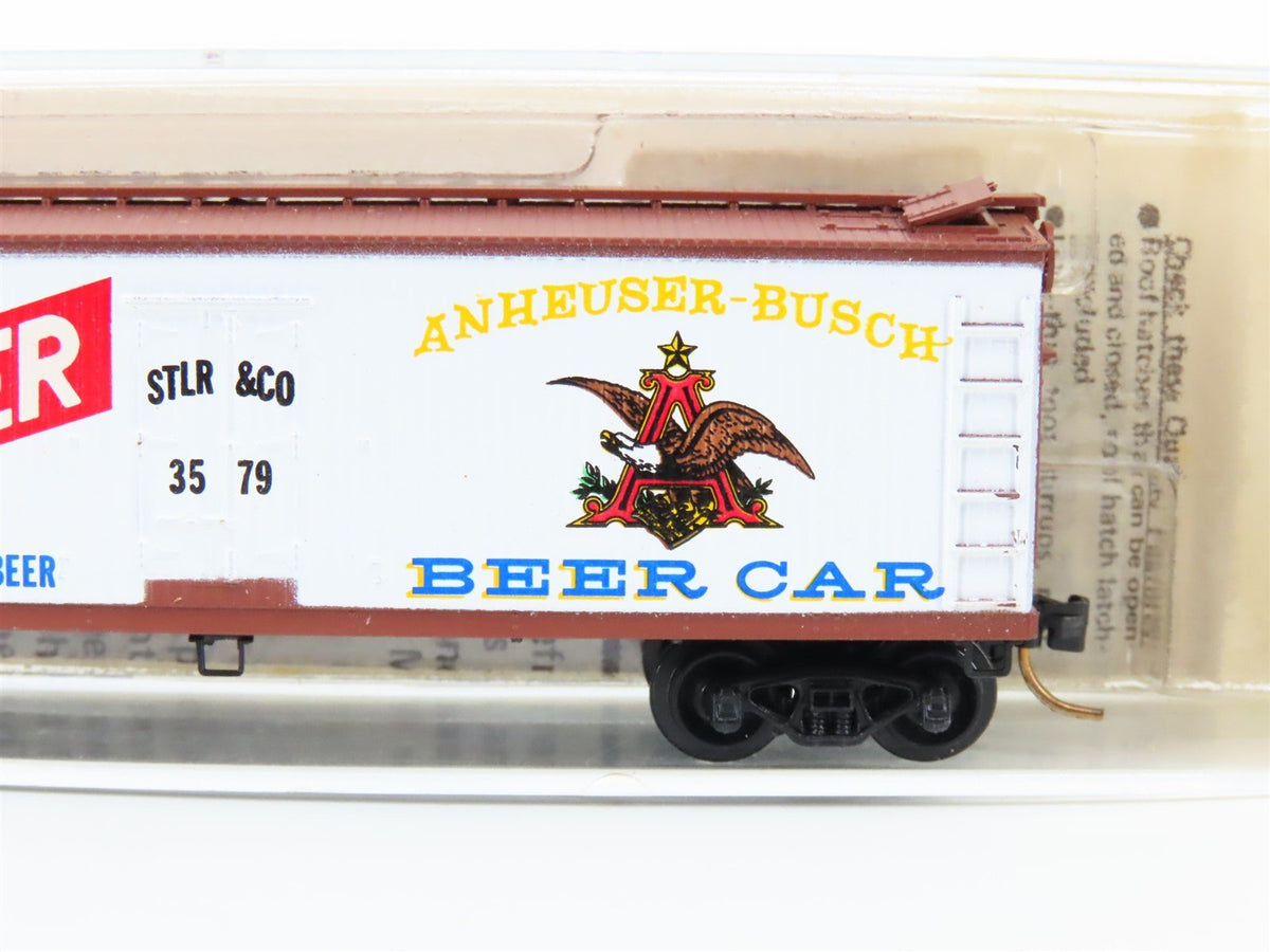 N Scale Kadee Micro-Trains MTL 47170 STLR&amp;CO Budweiser Beer 40&#39; Reefer #3579