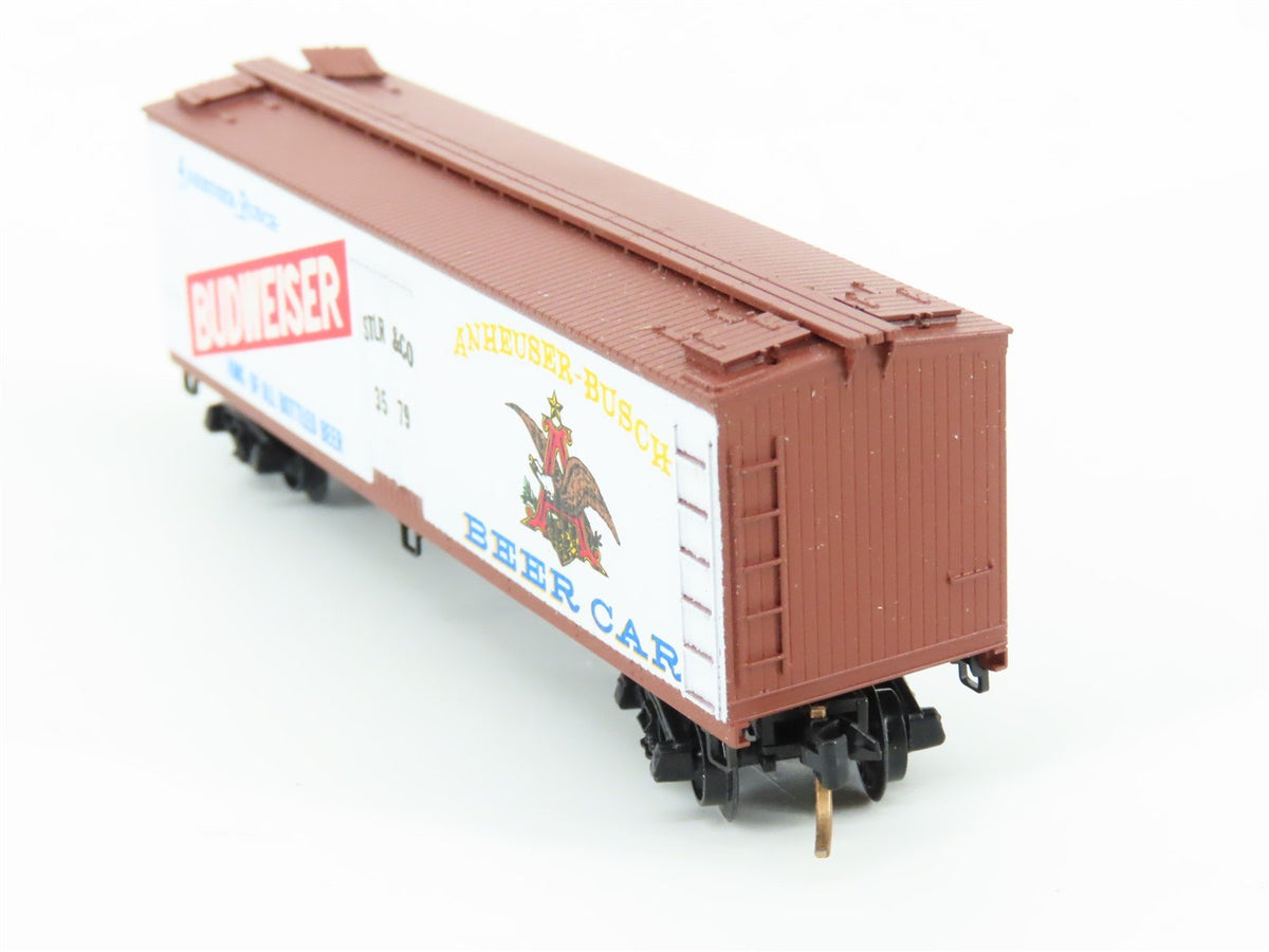 N Scale Kadee Micro-Trains MTL 47170 STLR&amp;CO Budweiser Beer 40&#39; Reefer #3579