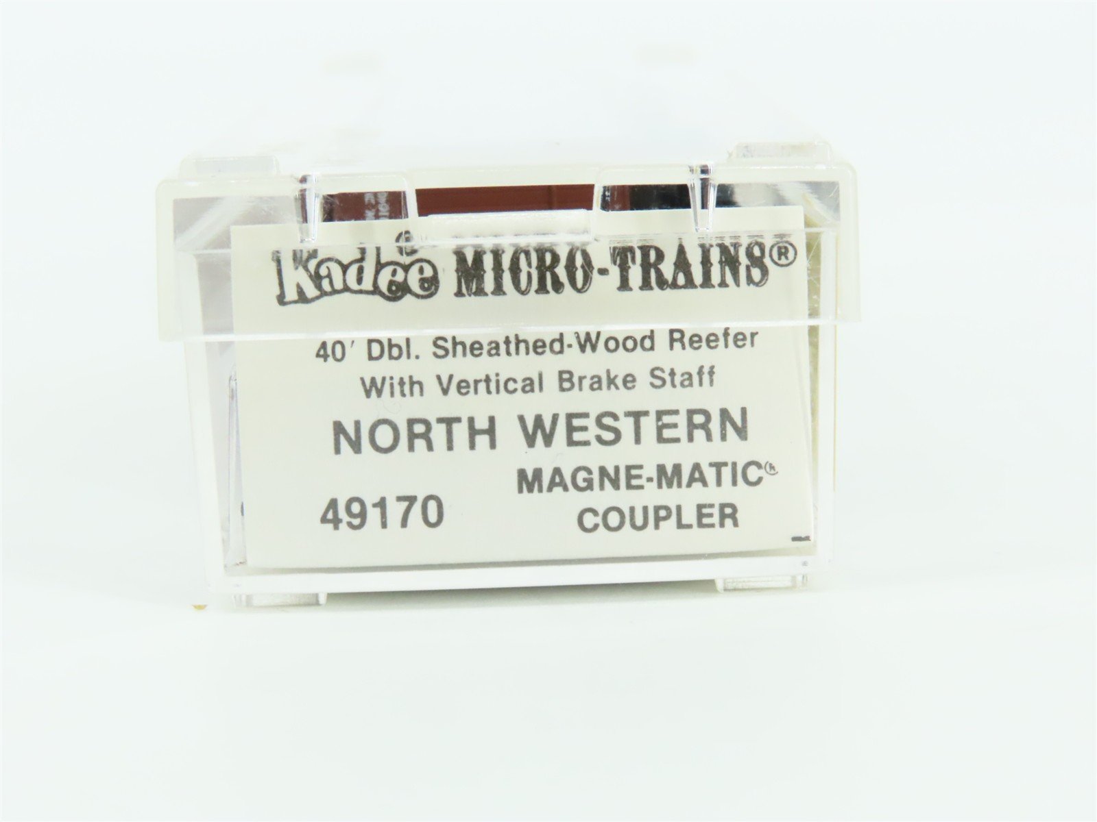 N Scale Micro-Trains MTL/Kadee 49170 NWX Northwestern 40' Wood Reefer #70160