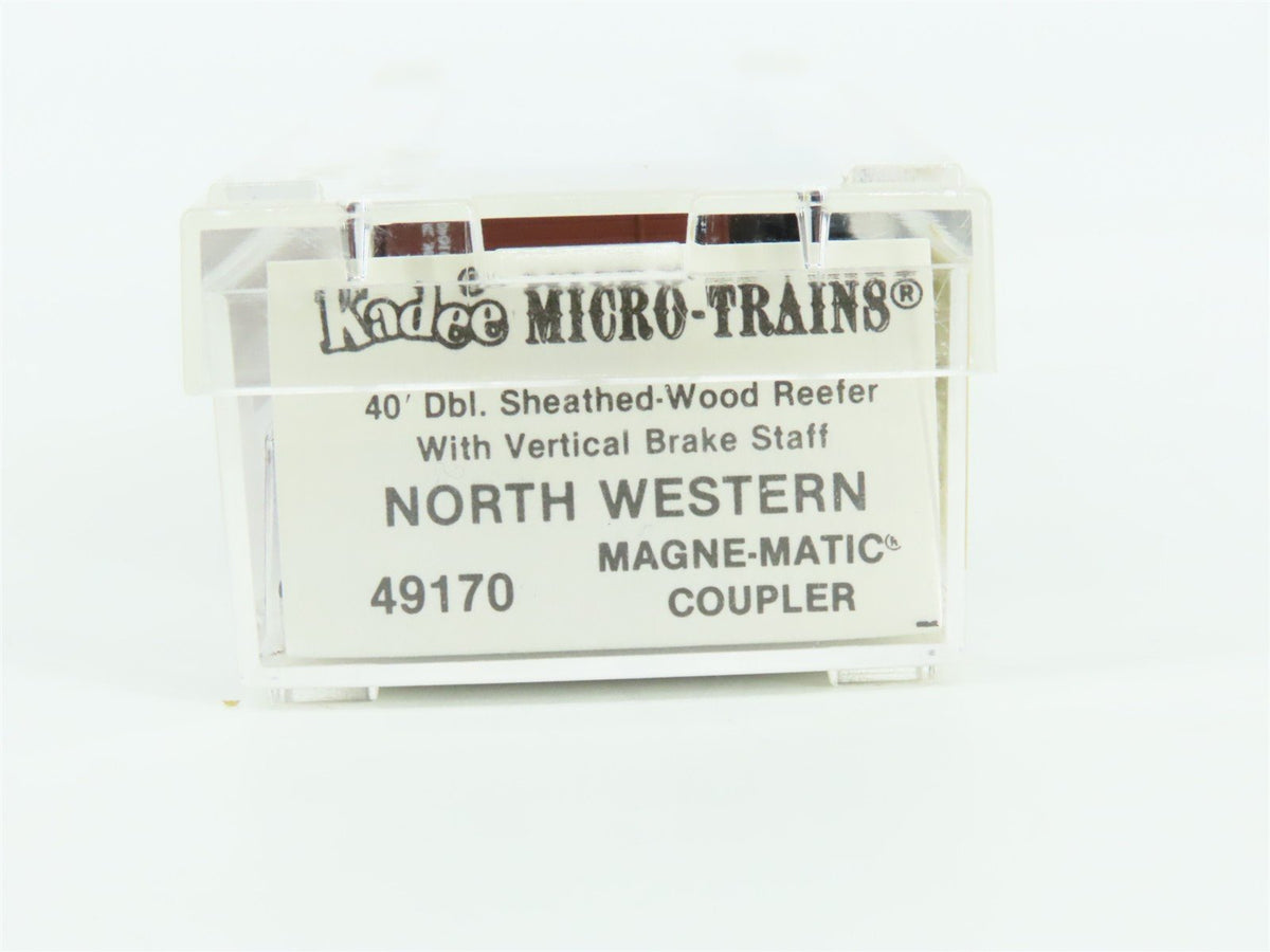 N Scale Micro-Trains MTL/Kadee 49170 NWX Northwestern 40&#39; Wood Reefer #70160