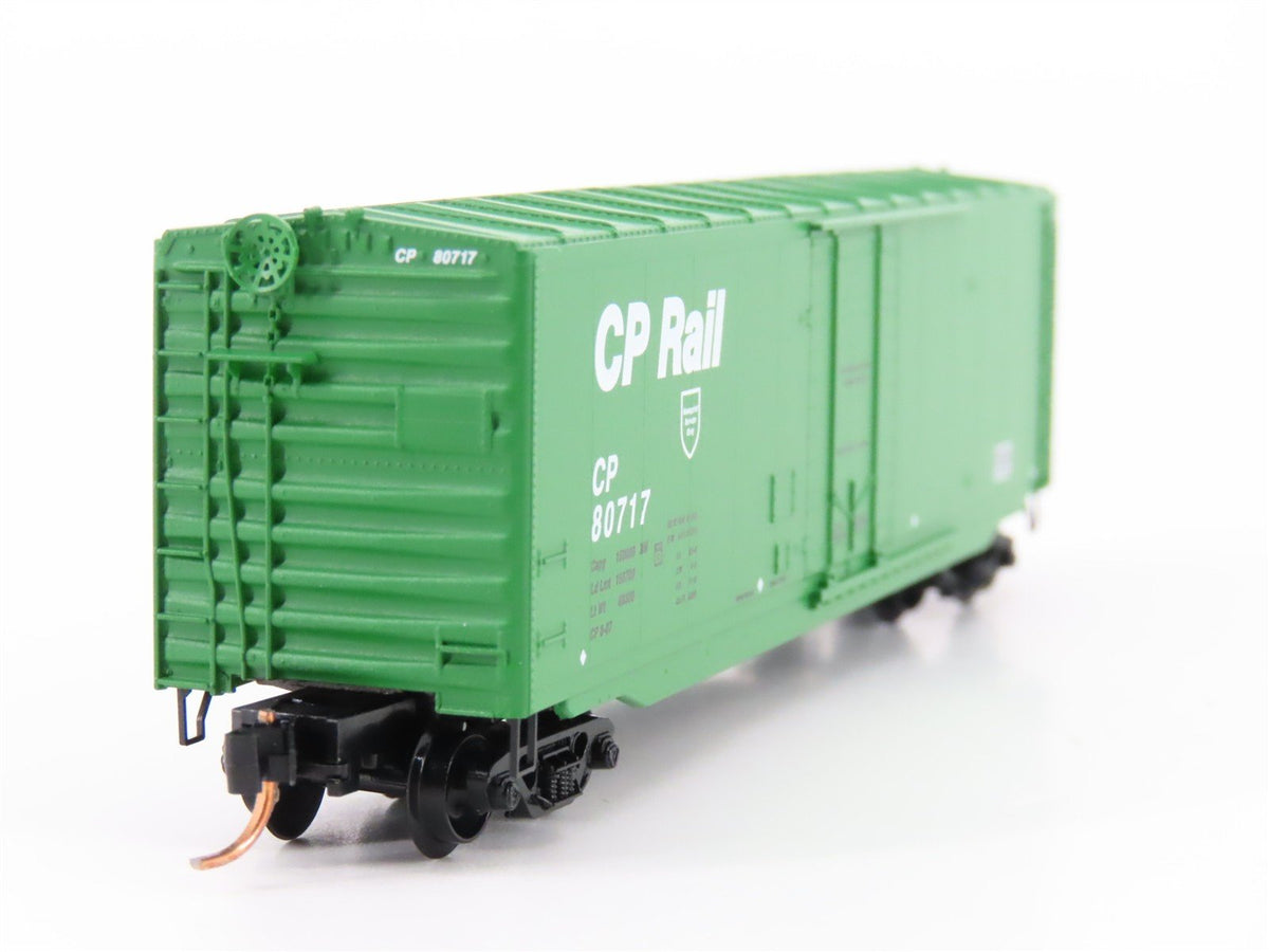 N Micro-Trains MTL GCS Car #8 CP Rail &quot;Warrior&quot; Boxcar #80717 w/ Graffiti