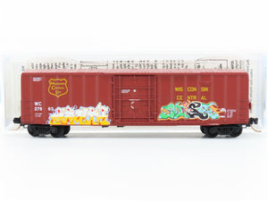N Scale Micro-Trains MTL GCS WC Wisconsin Central Boxcar #27663 w/ Graffiti