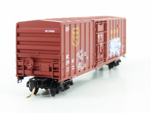N Scale Micro-Trains MTL GCS WC Wisconsin Central Boxcar #27663 w/ Graffiti