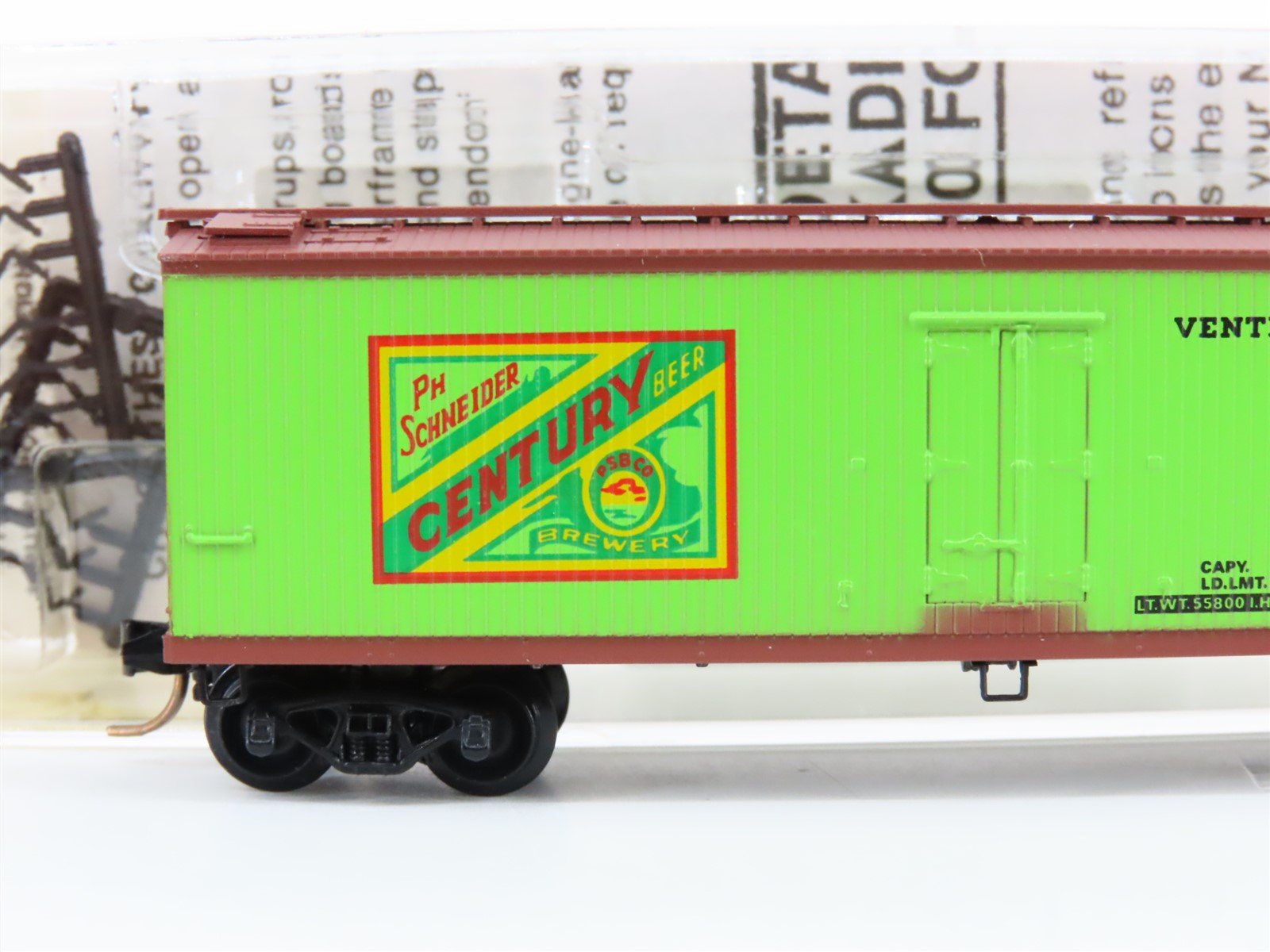 N Scale Kadee Micro-Trains MTL 47090 SNBX Century Beer 40' Wood Reefer #4604