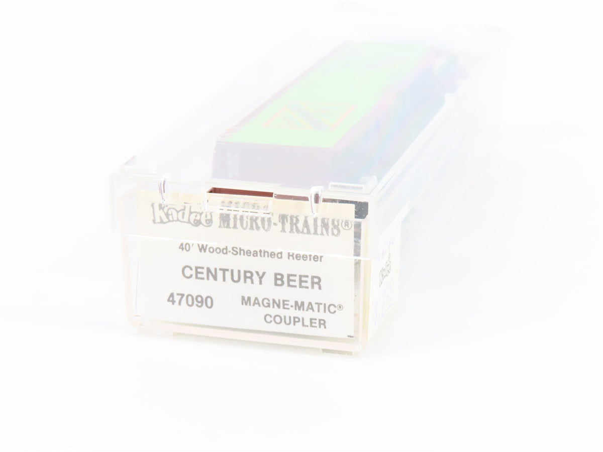 N Scale Kadee Micro-Trains MTL 47090 SNBX Century Beer 40&#39; Wood Reefer #4604