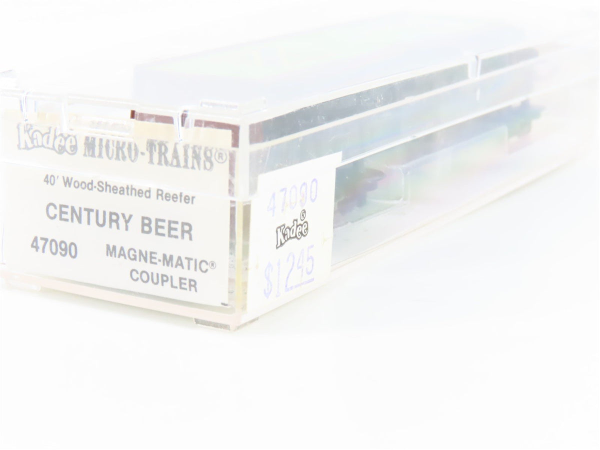 N Scale Kadee Micro-Trains MTL 47090 SNBX Century Beer 40&#39; Wood Reefer #4604