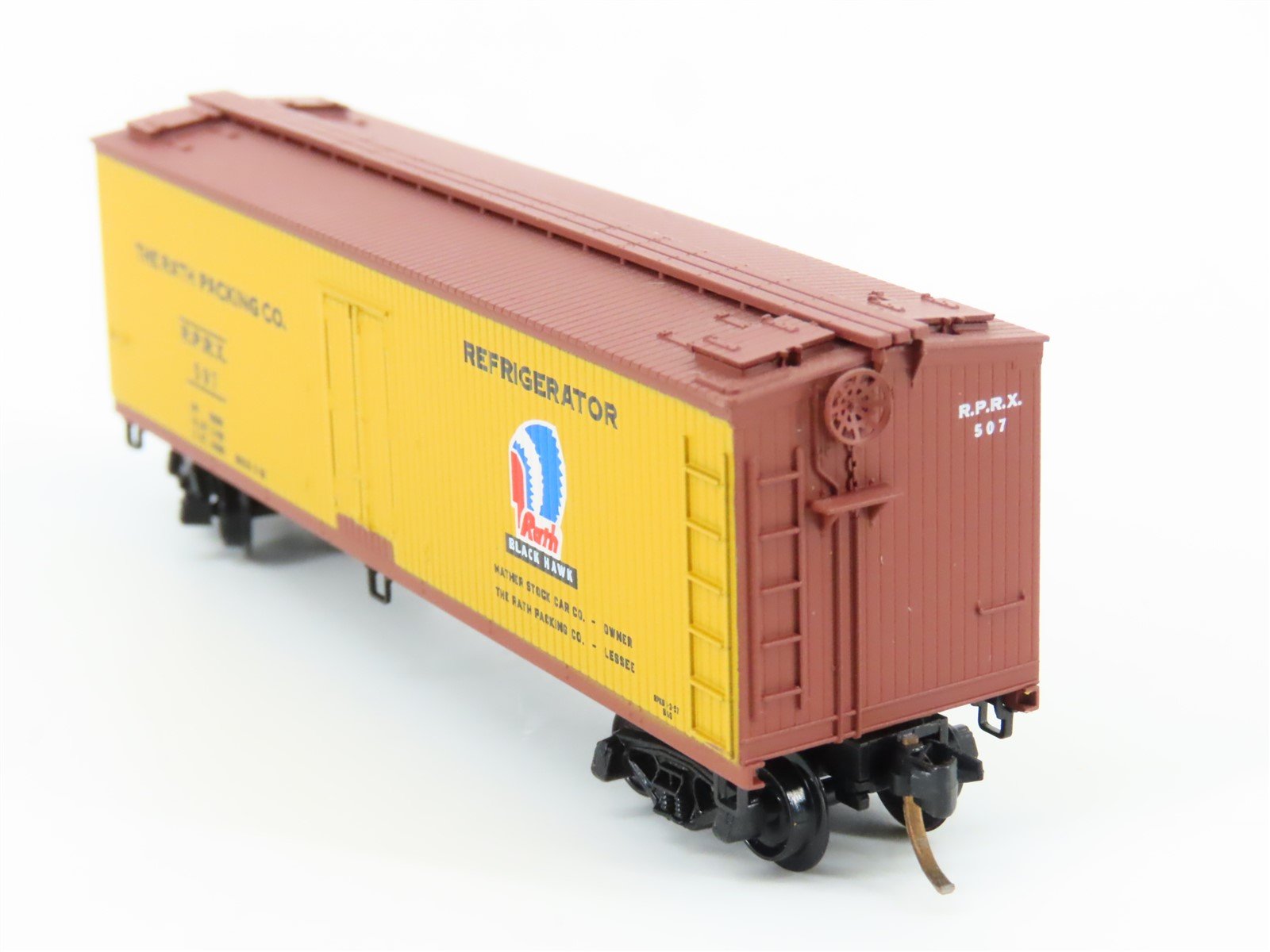 N Scale Kadee Micro-Trains MTL 47310 RPRX Rath Black Hawk 40' Wood Reefer #507