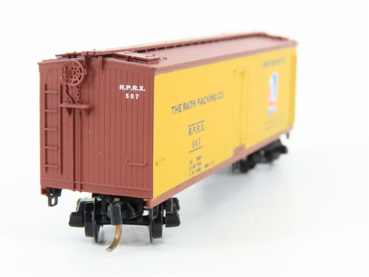 N Scale Kadee Micro-Trains MTL 47310 RPRX Rath Black Hawk 40&#39; Wood Reefer #507