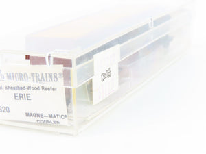 N Scale Kadee Micro-Trains MTL 47320 URTX Erie Railroad 40' Wood Reefer #39487