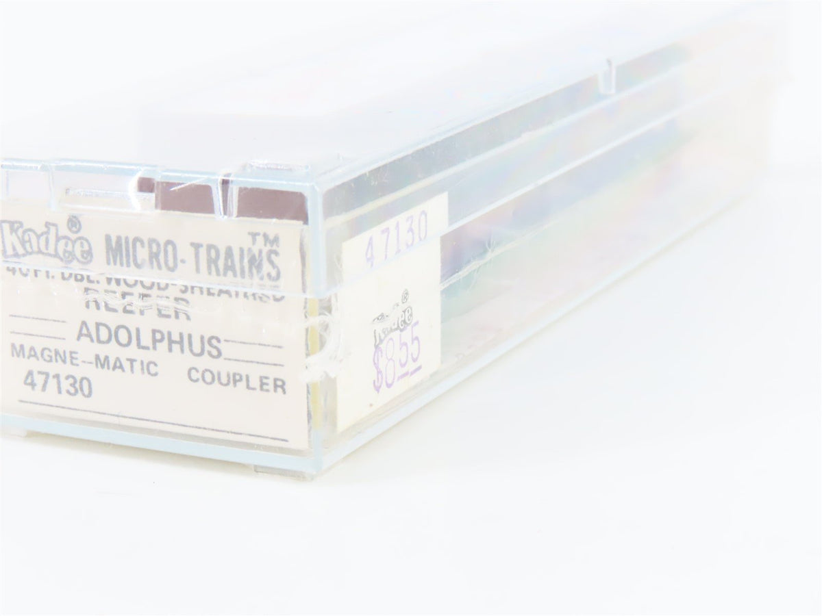 N Scale Kadee Micro-Trains MTL 47130 The Adolphus 40&#39; Reefer #2198 - Sealed