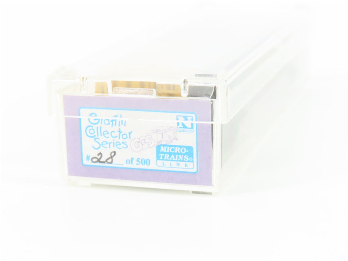 N Scale Micro-Trains MTL GCS RBOX Railbox &quot;Blue Bird&quot; Boxcar #31032 w/ Graffiti