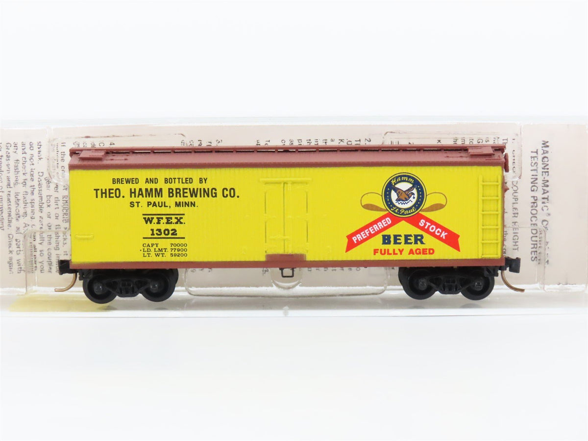 N Scale Kadee Micro-Trains MTL 47270 WFEX Theo Hamm Brewing 40&#39; Reefer #1302
