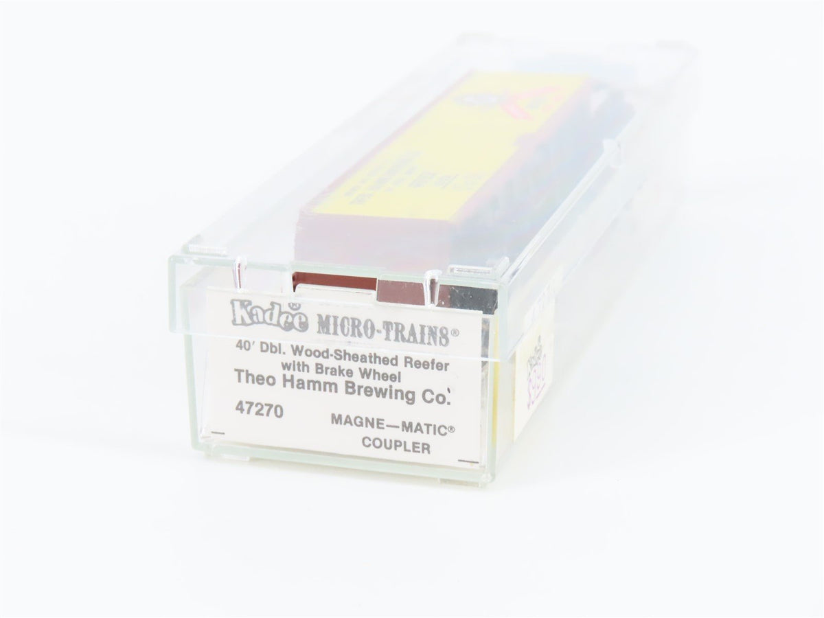 N Scale Kadee Micro-Trains MTL 47270 WFEX Theo Hamm Brewing 40&#39; Reefer #1302