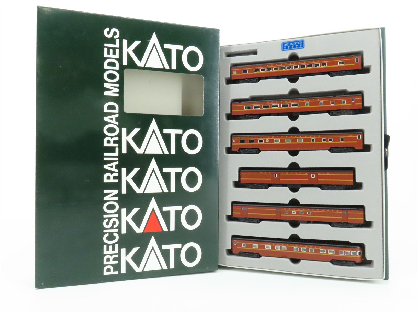 N Scale KATO 106-018 PRR Pennsylvania Smooth Side Passenger 6-Car Set