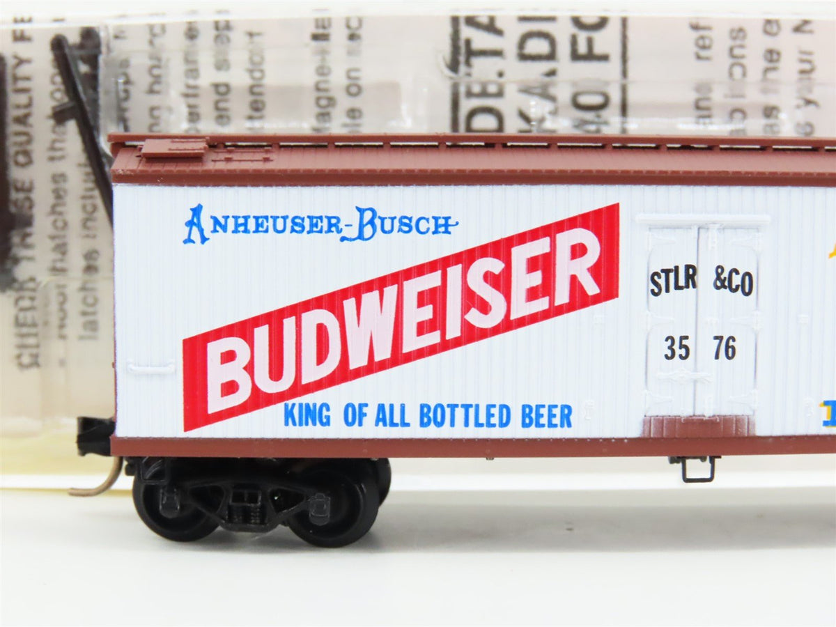 N Scale Kadee Micro-Trains MTL 47170 STLR&amp;CO Budweiser Beer 40&#39; Reefer #3576