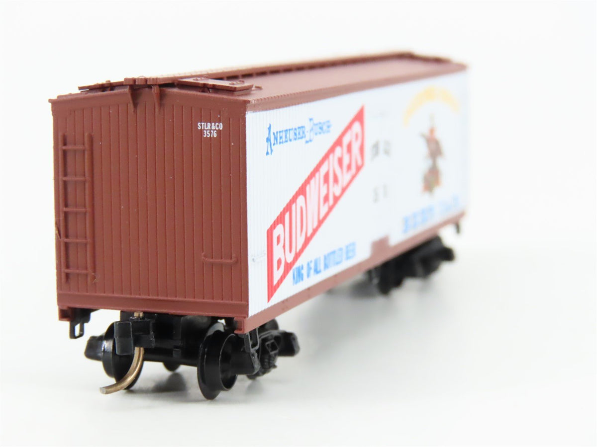 N Scale Kadee Micro-Trains MTL 47170 STLR&amp;CO Budweiser Beer 40&#39; Reefer #3576