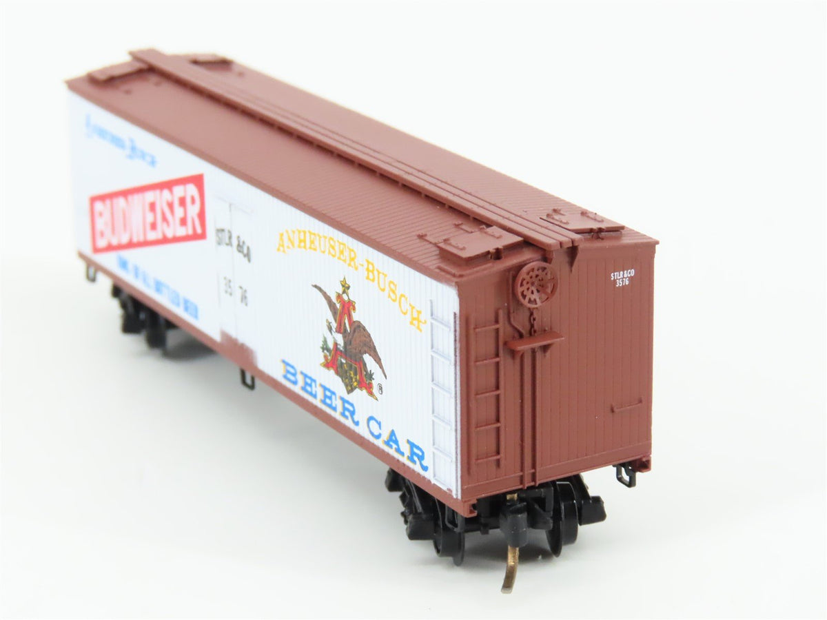 N Scale Kadee Micro-Trains MTL 47170 STLR&amp;CO Budweiser Beer 40&#39; Reefer #3576