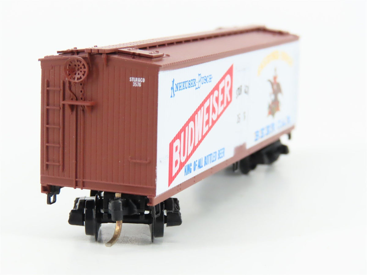 N Scale Kadee Micro-Trains MTL 47170 STLR&amp;CO Budweiser Beer 40&#39; Reefer #3576